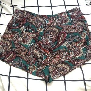 LF Shorts - LF Paisley Soft Zip Up Shorts LF Shorts - LF Paisley Soft Zip Up Shorts